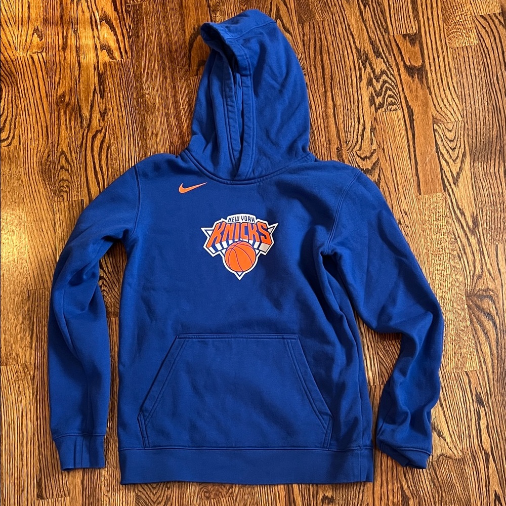 Nike Royal Blue Knicks Hoodie